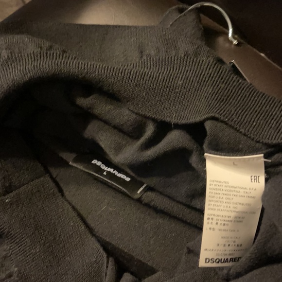 NWOT DSquared2 100%virgin wool turtleneck. Size L - Picture 8 of 11